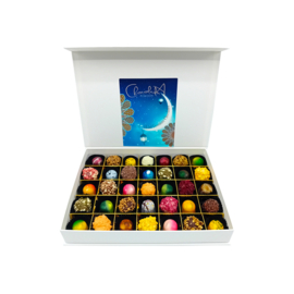 Luxe doos Handgemaakte ambachtelijke bonbons Halal Chocolade - groot