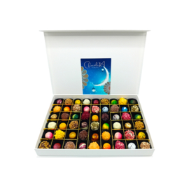 Luxe doos Handgemaakte ambachtelijke bonbons Halal Chocolade - heel groot