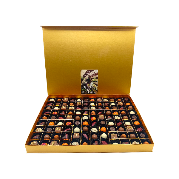 VEGAN(108)-extra groot-wit-Luxe magneetbox