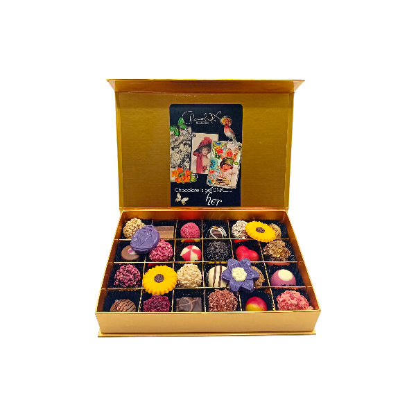 Handgemaakte prachtige bonbons voor vrouwen, dames, moeders, vrouwen en oma's (24)-medium-zwart