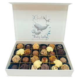 (Medium) Luxe geboorte cadeau doos-Baby Love