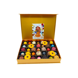 FLOWER POWER MIX(35)-groot-Luxe magneetbox
