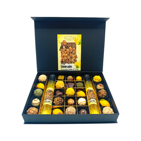 Limoncello Box mix van truffels en bonbons + 2 Tubes met limoncello