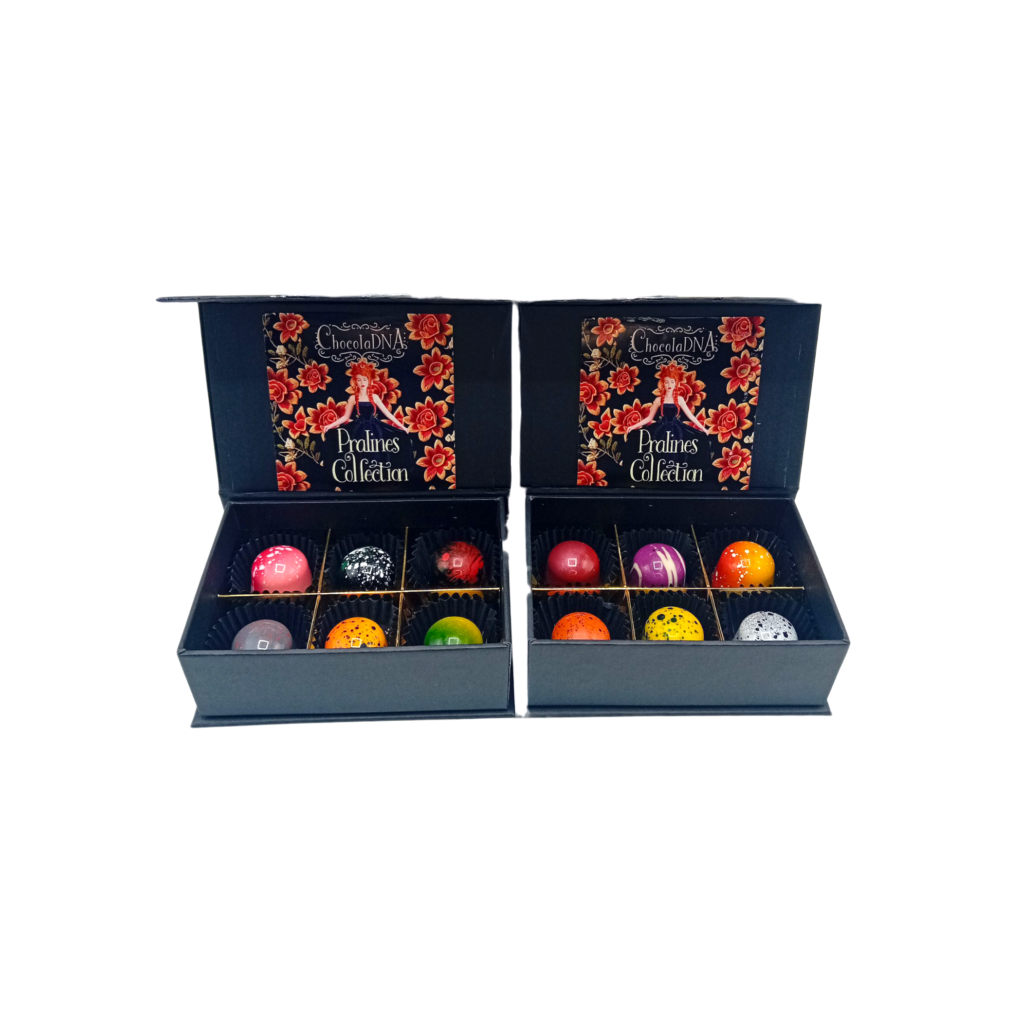 Chocolade Pralines -mini (2 x 6 stuks)