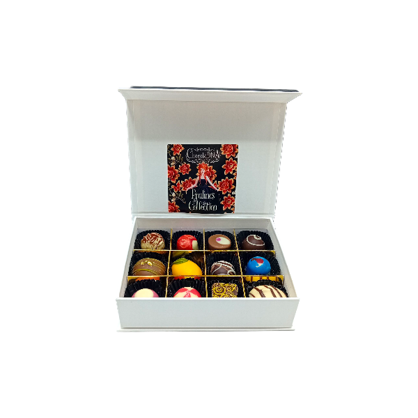 PRALINES(12)-klein-Luxe magneetbox