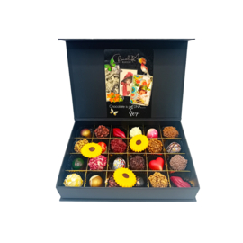 Handgemaakte prachtige bonbons voor vrouwen, dames, moeders, vrouwen en oma's (24)-medium-zwart