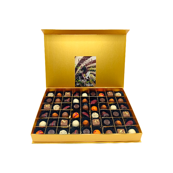 VEGAN(54)-extra groot-wit-Luxe magneetbox