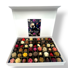 Luxe magneetbox-HAPPY MARRIAGE(54)-extra groot-wit