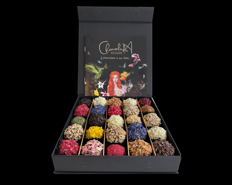 Medium - Luxe cadeaubox handgemaakte Chocoladna truffels.