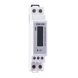 1 fase LCD modulaire kwh meter 45A MID