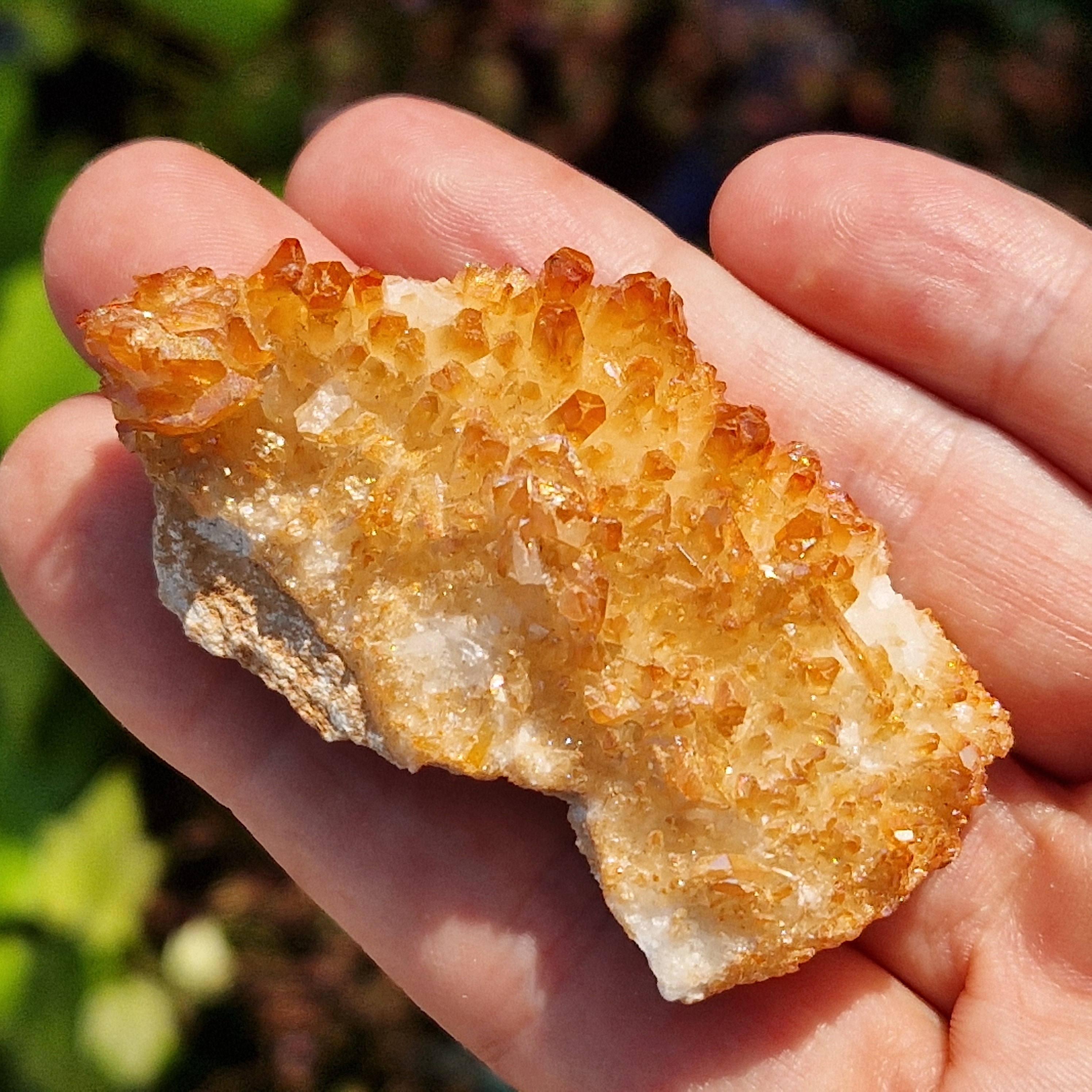Aura quartz orange