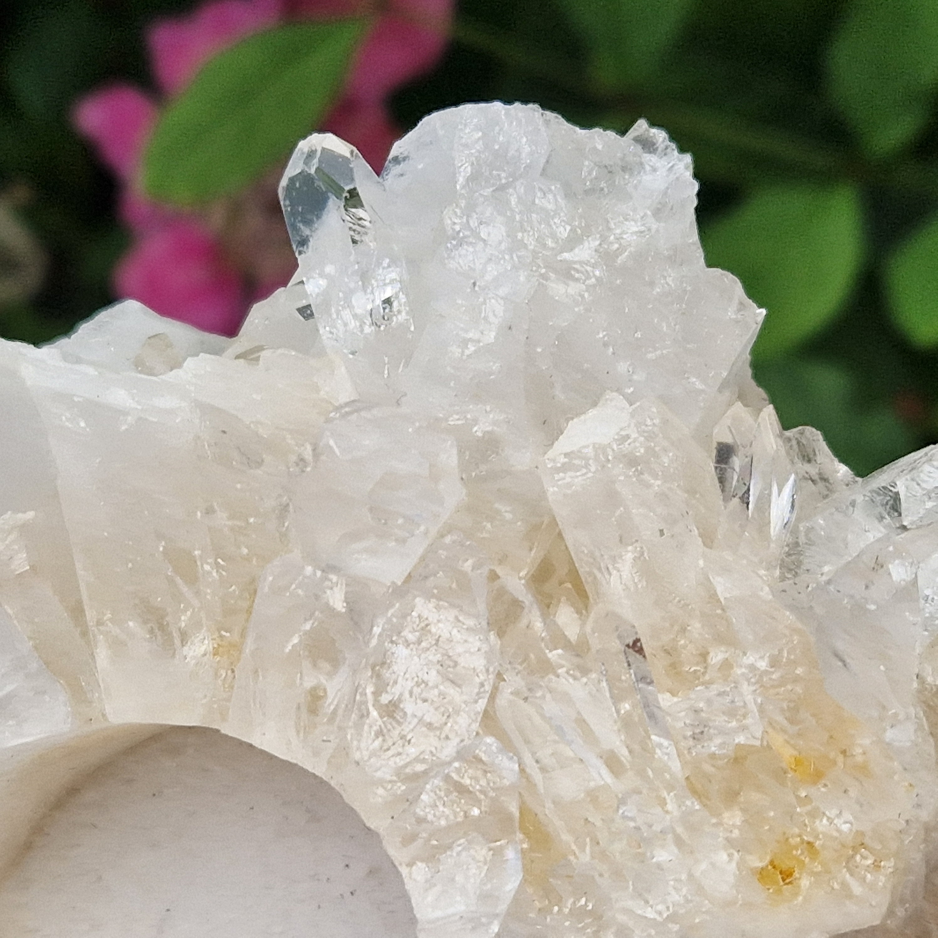 Waxinelicht Bergkristal cluster A