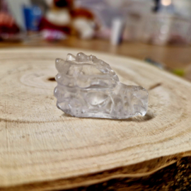 Draken schedel Bergkristal