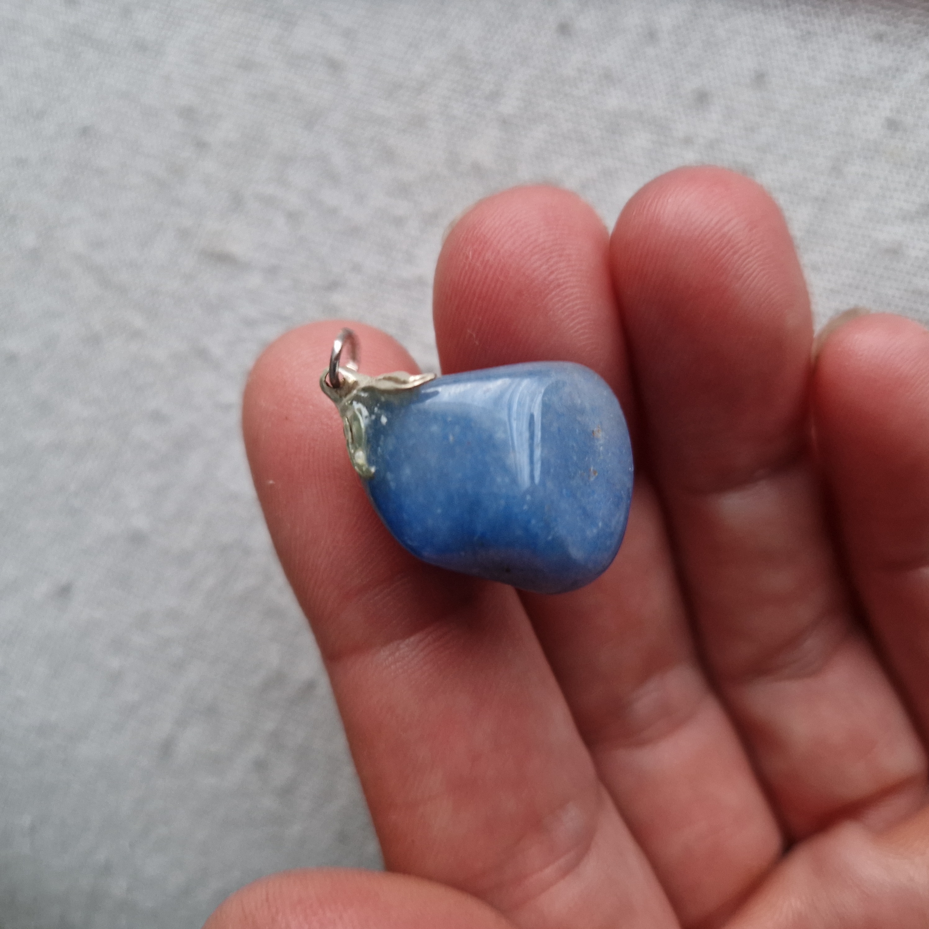 Blauwe aventurijn hangertje
