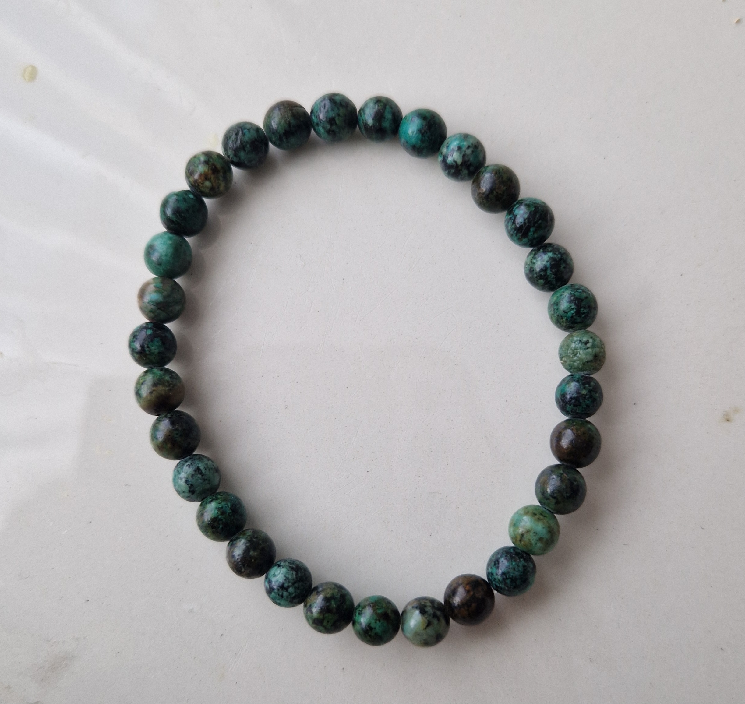 Afrikaanse turkoois 6 mm armband