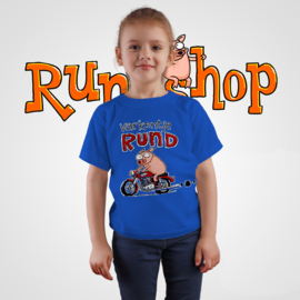 Rund op Motor, kindermaat M Blauw