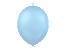 Doorknoopballonnen Lichtblauw