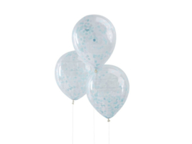 Confetti Ballonnen Blauw