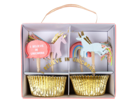 Cupcake set - Unicorns