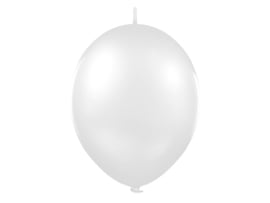 Doorknoopballonnen Zilver