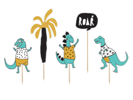 Cupcake Toppers - Dino