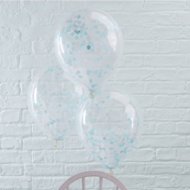 Confetti Ballonnen Blauw