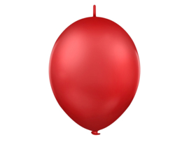 Doorknoopballonnen  Rood