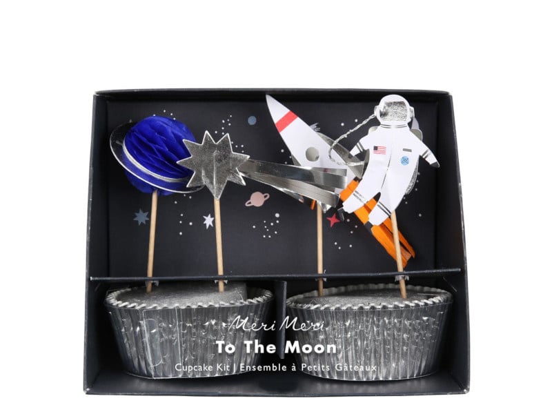 Cupcake Set - To The Moon