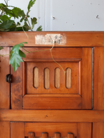 Vintage houten locker 4-deurs