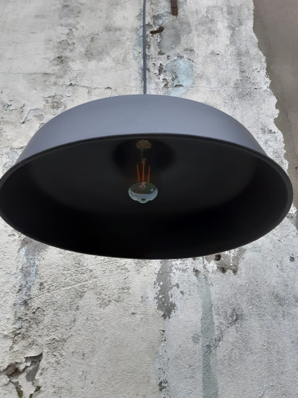 Peave Mars Om toevlucht te zoeken Industriële emaille fabriekslamp (zwart) | Lampen | Pakhuis61