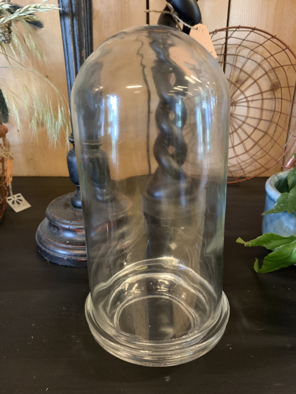 Ronde glazen stolp - 32 cm