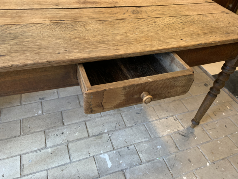 Tafel eettafel oud grenen Meubilair Pakhuis61