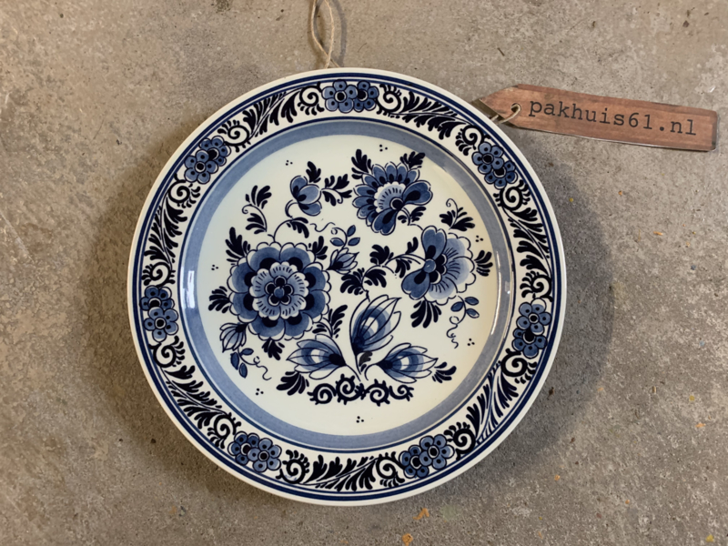 Verwonderlijk Wandbord Delfts Blauw bloemen | Servies|Keuken | Pakhuis61 YV-23