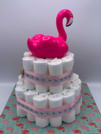 Pampertaart  - Flamingo spaarpot