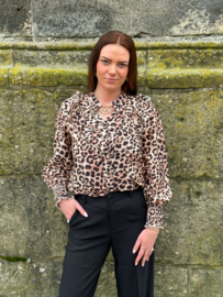 Tijgerprint blouse