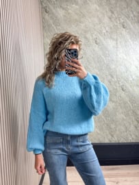 Soft Oversized trui - lichtblauw