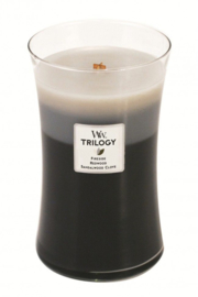Woodwick Large Candle Trilogy - Warm Woods