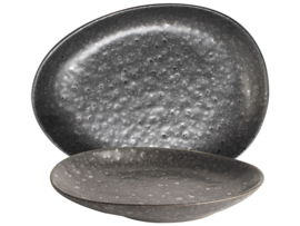 Gusta - Zwart bord TT Mineral (14 x 10,5cm)