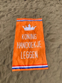 Texy Towel Strandlaken - Koning handdoekje leggen