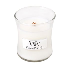 Woodwick Mini Candle - White Teak
