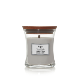 Woodwick Mini Candle - Lavender & Cedar