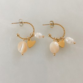 Hoops large pearl