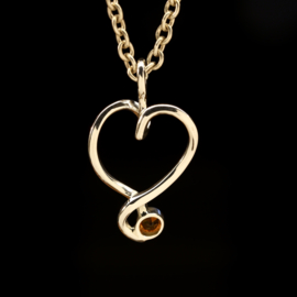 Zilveren hanger     026036