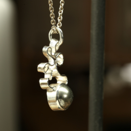 zilveren hanger   026012