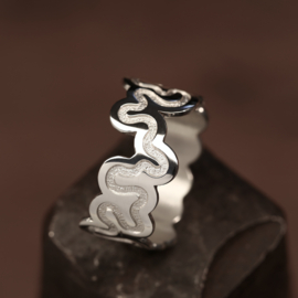 Zilveren ring    026041