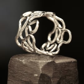 Zilveren ring 01510