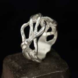 Zilveren ring 01540