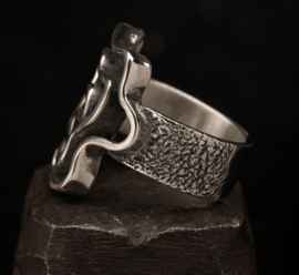 Zilveren ring 01598