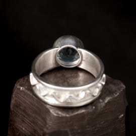 Zilveren  ring 01588