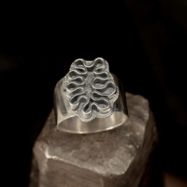 Zilveren ring 01617